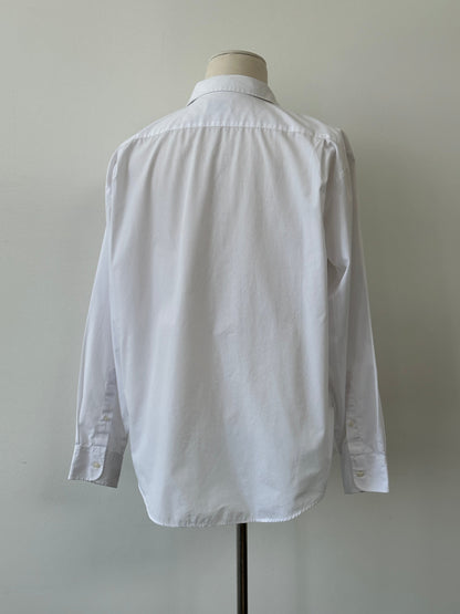 Yves Saint Laurent Pour Homme 2000s Cotton Logo Shirt - XL