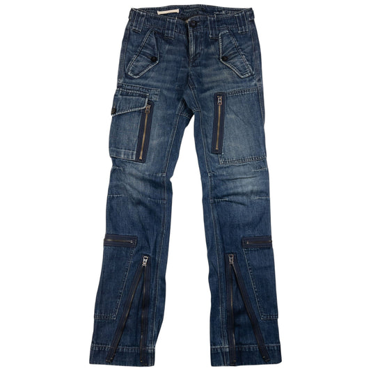 Vintage Ralph Lauren Multi Zip Trousers Size W30