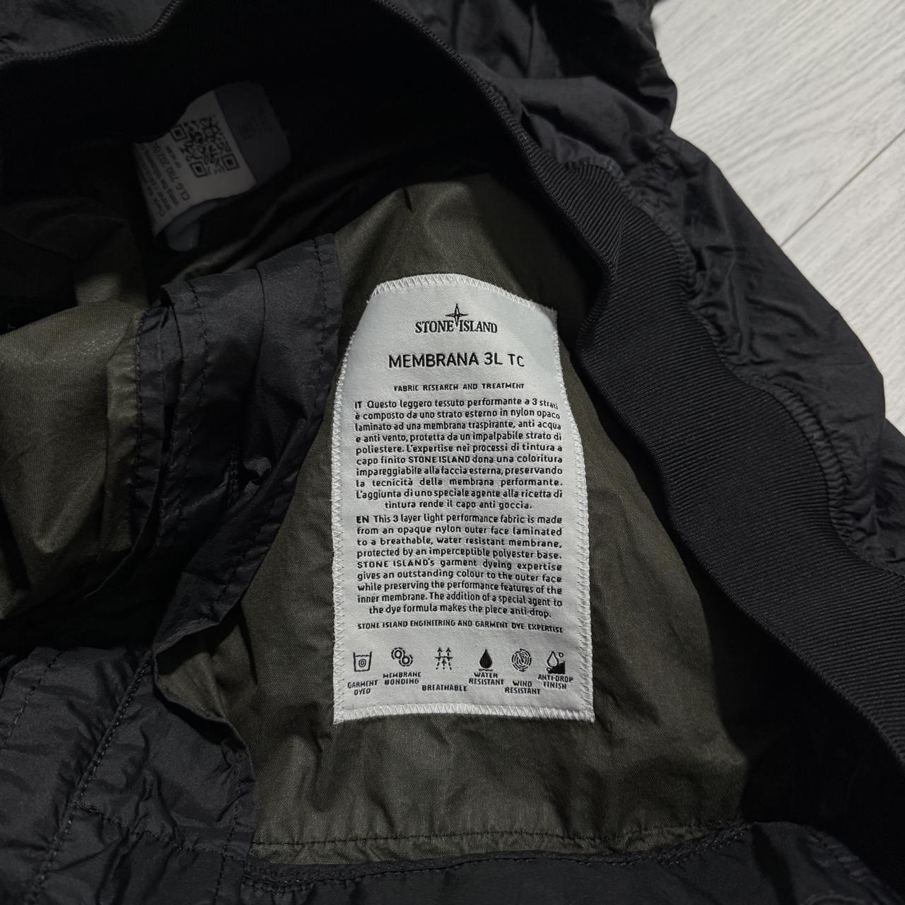 Stone Island Membrana 3L TC Jacket | Medium, Black