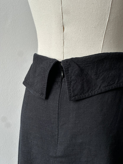 Valentino 2000s Linen Mini Skirt - W28