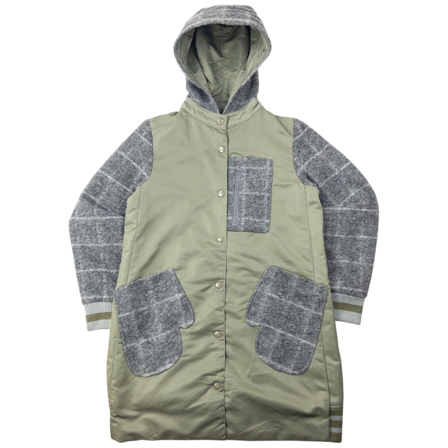 Vintage 2000s Frapbois By Issey Miyake Wool Mitten Pocket Jacket Womens Size L | Large, Multicoloured