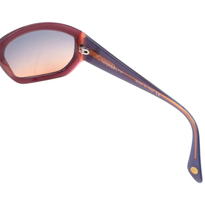 Vintage 2000s Chanel Sunglasses | O/S, Blue, Red