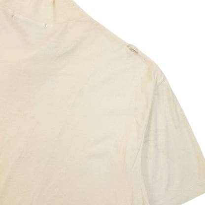 Vintage 2000s Issey Miyake White Label Q Zip T Shirt Size S | Small, White