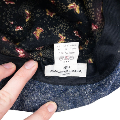 Vintage 90s Balenciaga Paris Asymmetric Bucket Hat