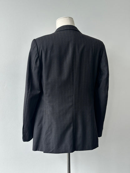 Loro Piana x Confitri Couture 1990S Pure Wool Striped Blazer - 38R
