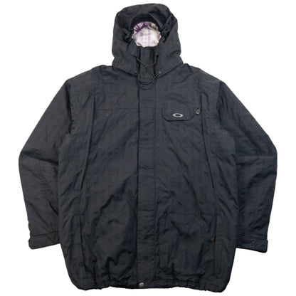 Vintage 2000s Oakley Zip Up Snowboarding Jacket Size XL | XL, Black