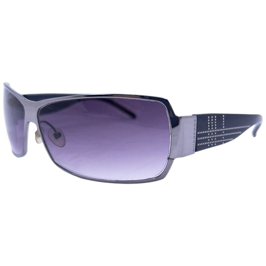 Vintage 2000s Burberry Nova Check Sunglasses | O/S, Black