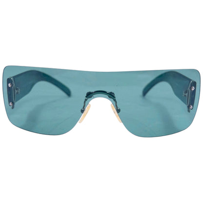 Vintage 2000s Gucci Clear Rimless Sunglasses