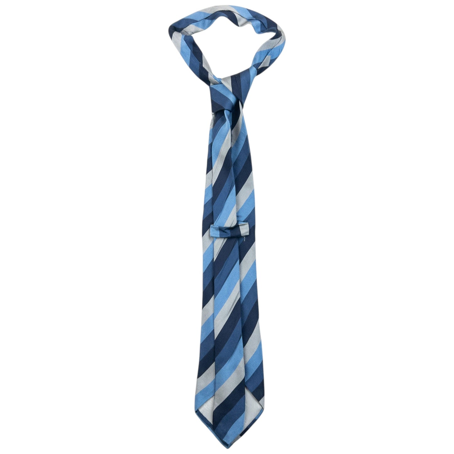 Vintage 90s Vivienne Westwood Striped Silk Tie | O/S, Blue