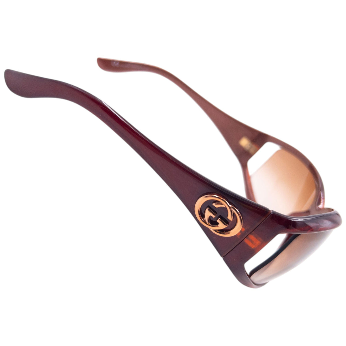 Vintage 2000s Gucci Sunglasses | O/S, Red