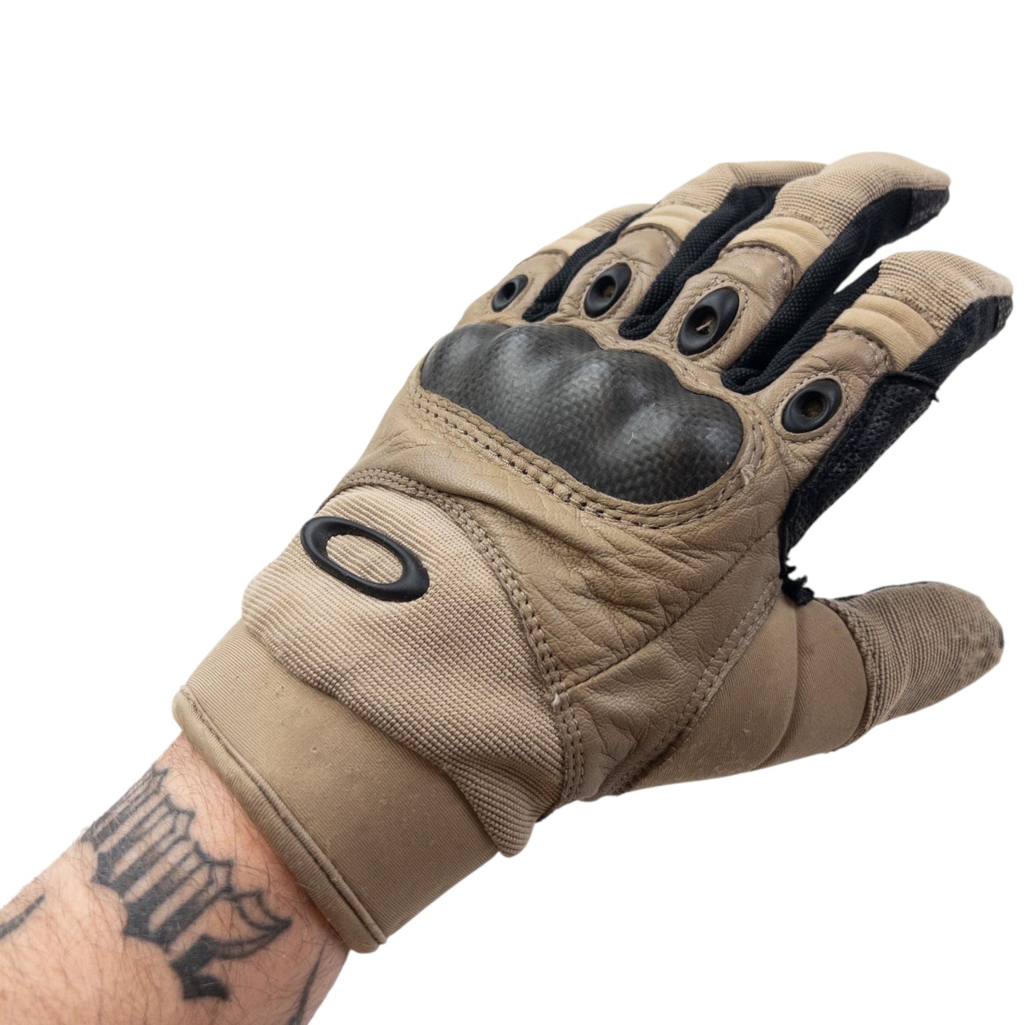 Vintage 2000s Oakley Factory Pilot Gloves Size XXL | O/S, Multicoloured