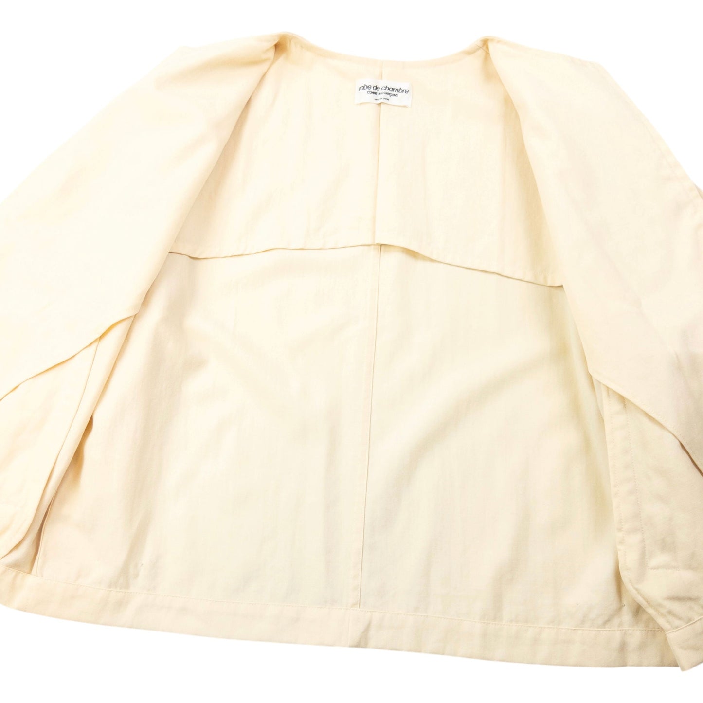 Vintage 1991 Comme Des Garçons Rob De Chambre Jacket Womens Size S | Small, Cream