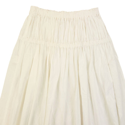 Vintage 90s Plantation By Issey Miyake Skirt Womens One Size | O/S, White