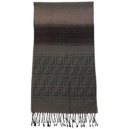 Vintage 90s Fendi Monogram Wool Scarf | O/S, Multicoloured