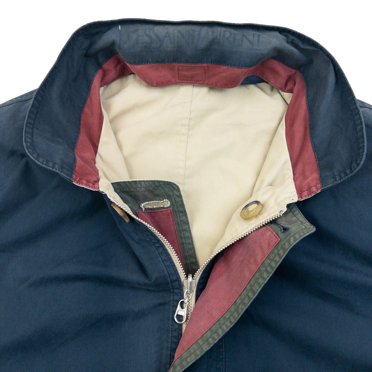 Vintage 90s YSL Yves Saint Laurent Reversible Jacket Size L | Large, Multicoloured
