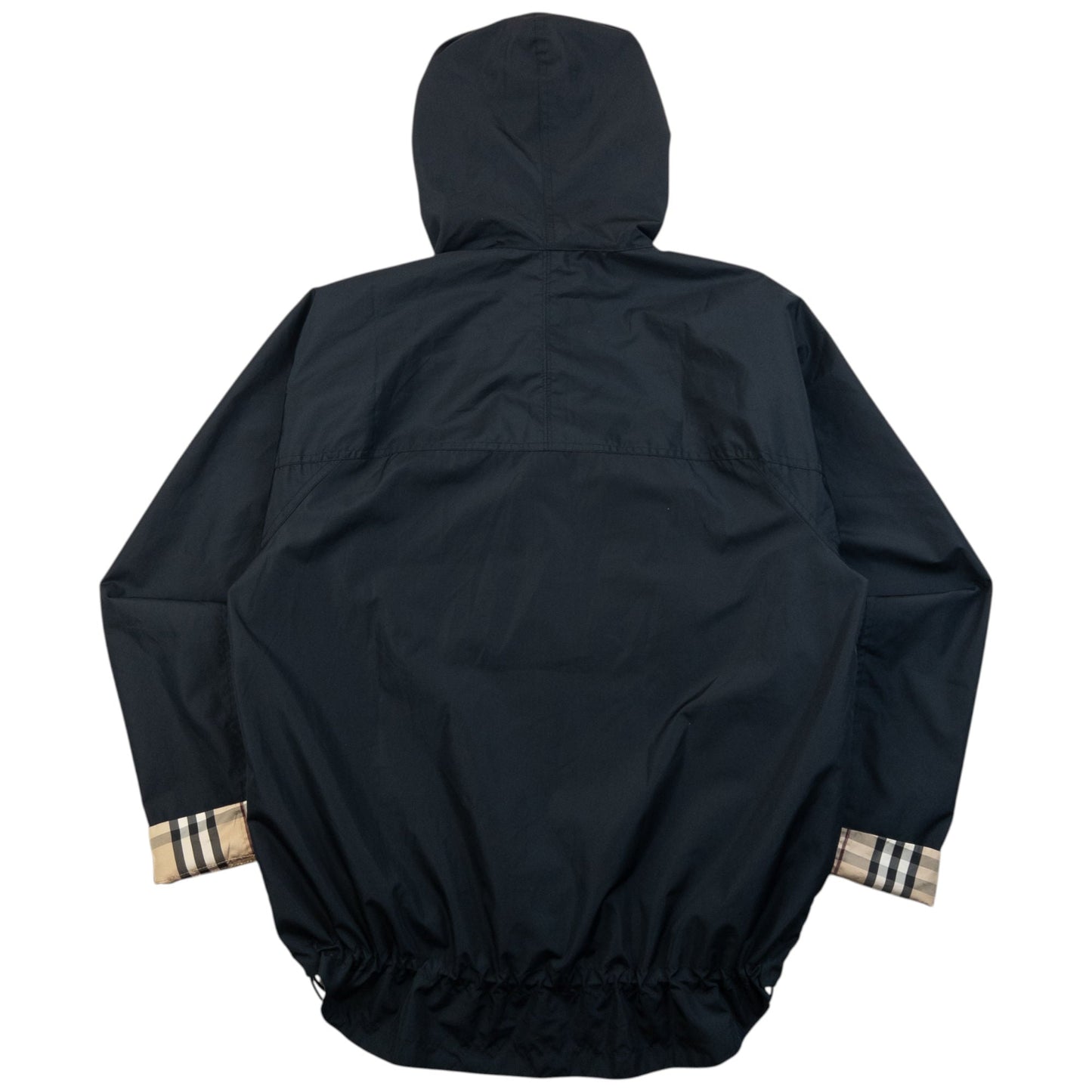 Vintage 2000s Burberry Nova Check Reversible Packable Jacket Size M | Medium, Beige, Navy