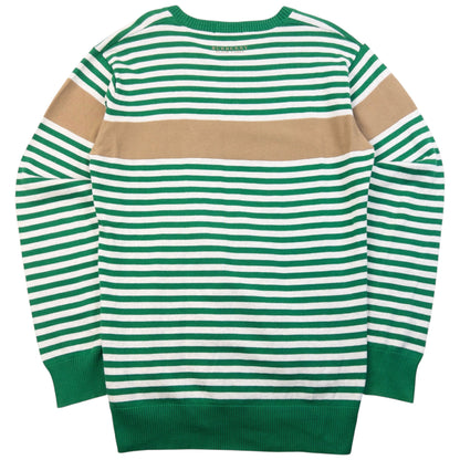 Vintage 2000s Burberry Black Label Striped Jumper Size S | Small, Multicoloured