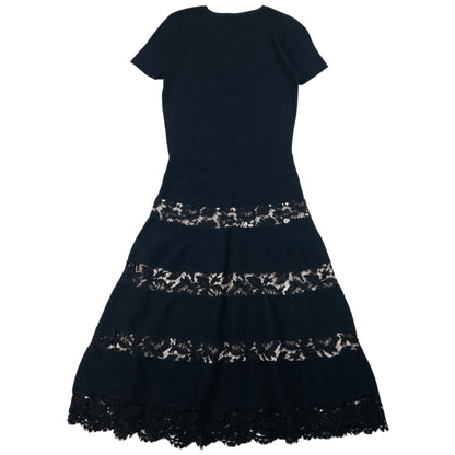 Vintage Valentino Lace Dress Womens Size S | Small, Black