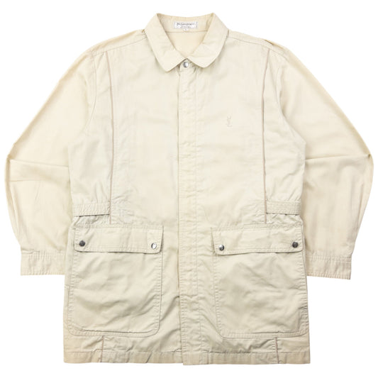 Vintage 80s YSL Yves Saint Laurent Zip Up Jacket Size M