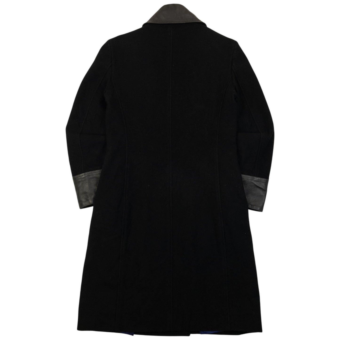 Vintage 2000s Dolce & Gabbana Longline Wool Jacket Womens Size M | Medium, Black