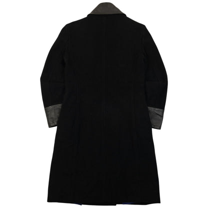 Vintage 2000s Dolce & Gabbana Longline Wool Jacket Womens Size M | Medium, Black