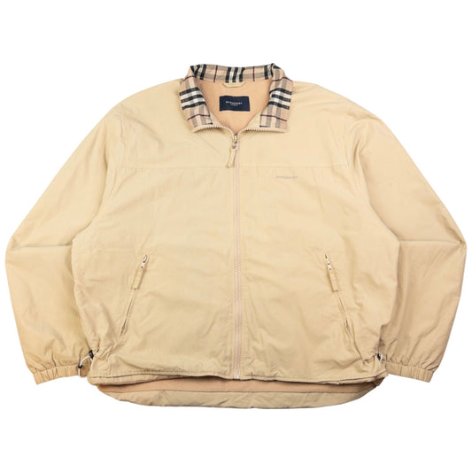 Vintage Burberry Nova Check Collar Zip Up Jacket Size XL