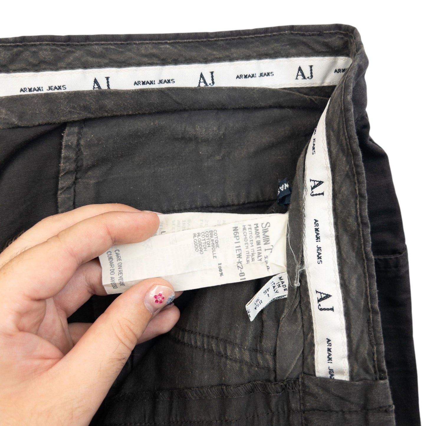 Vintage 90s Armani Jeans Trousers Size W29 | W29, Brown