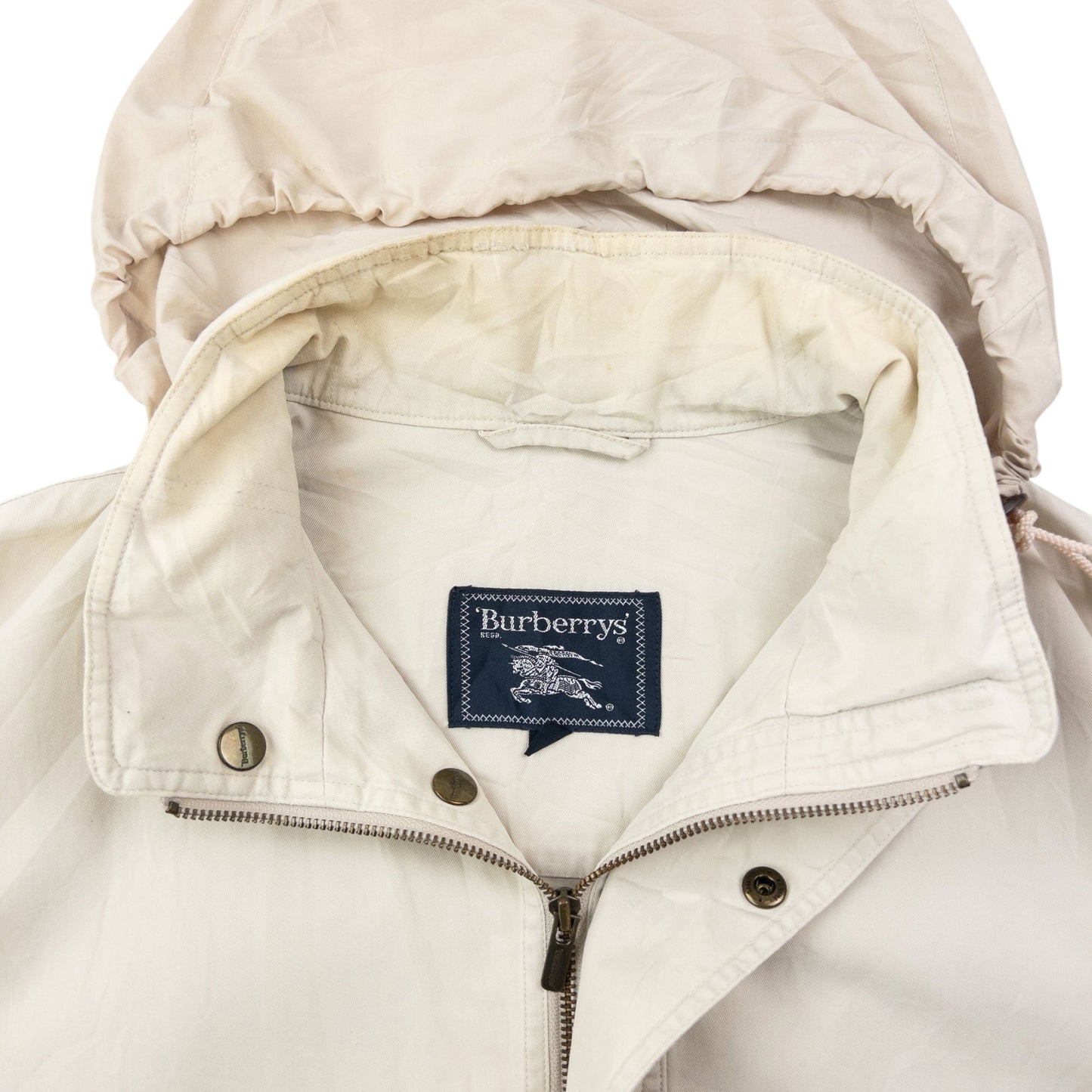 Vintage 90s Burberry Zip Up Jacket Size M | Medium, Multicoloured