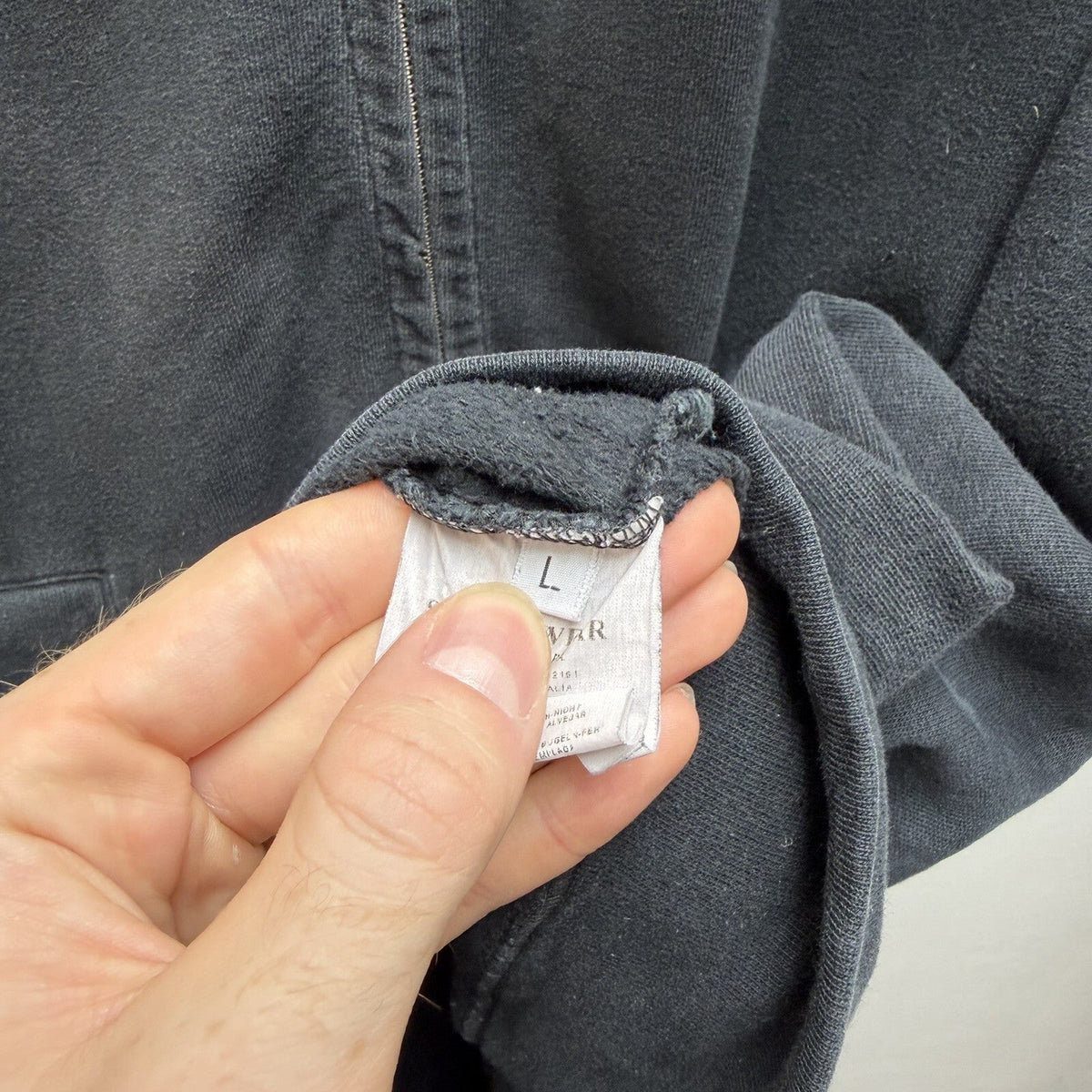 00’s Stone Island Denims Hoodie (L) | Large, Black