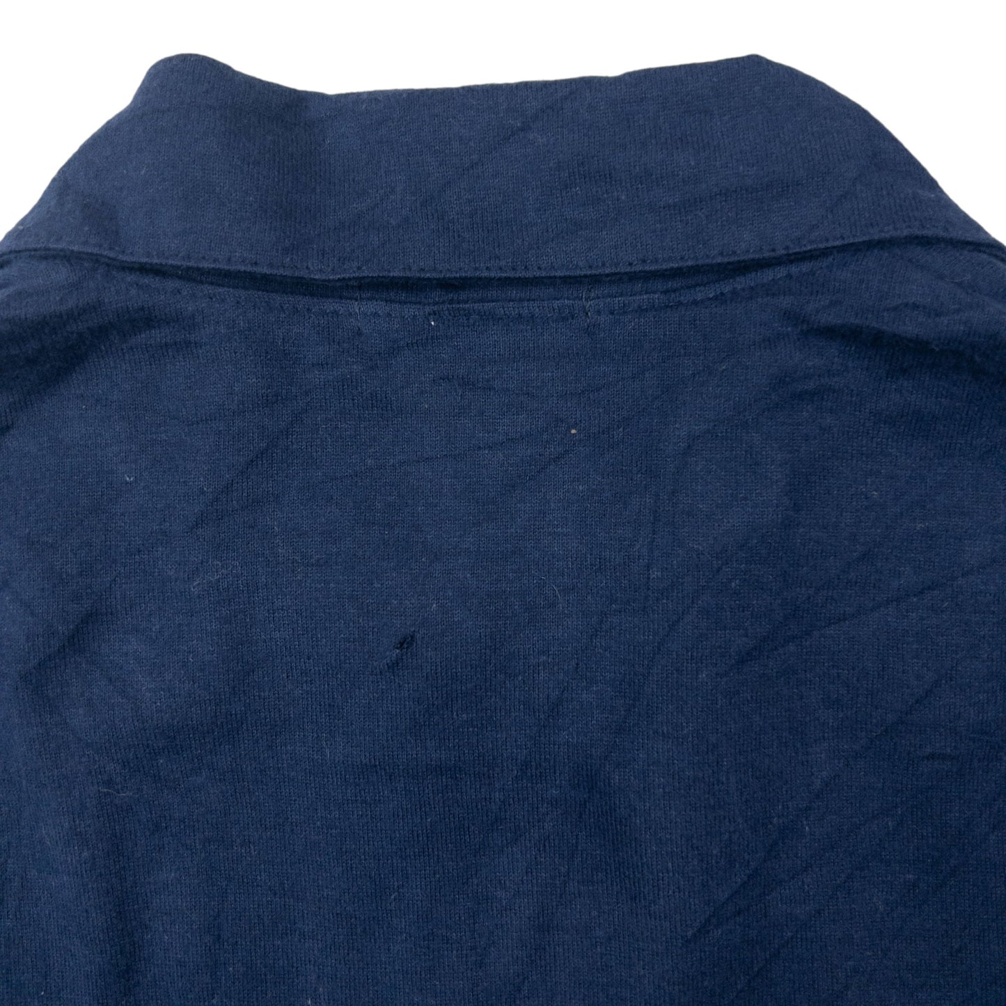 Vintage 90s Yohji Yamamoto Long Sleeve Polo Shirt Size M | Medium, Navy