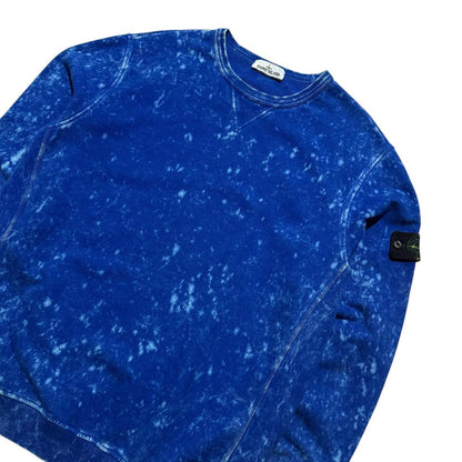 Stone Island Tye dye Pullover Crewneck | XXL, Blue