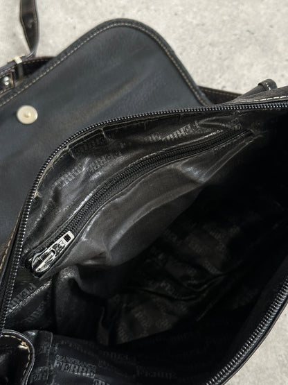 Gianfranco Ferre 1990s Leather Crossbody Bag