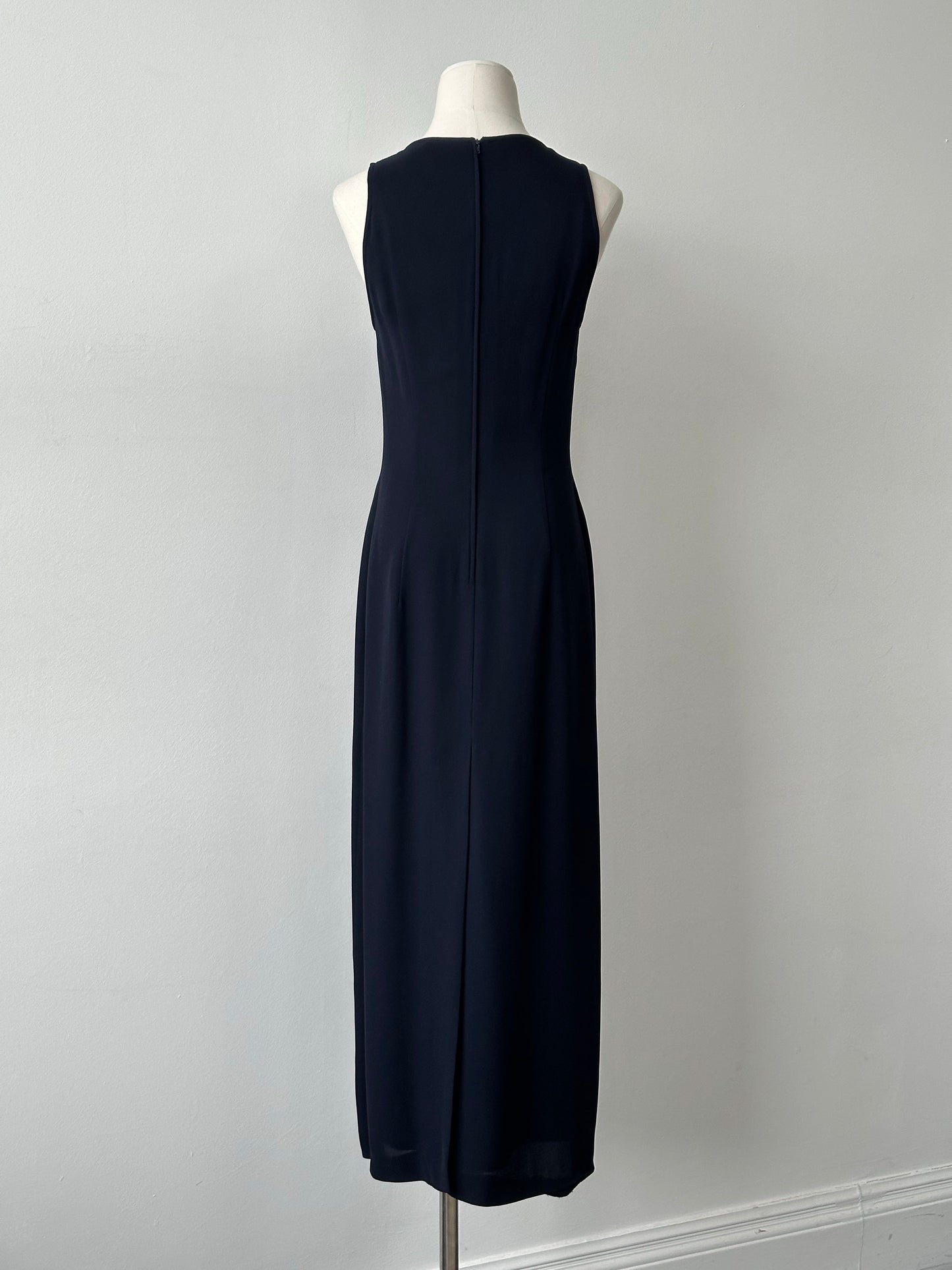 Mani 1990s Square Neck Floor Length Dress - M