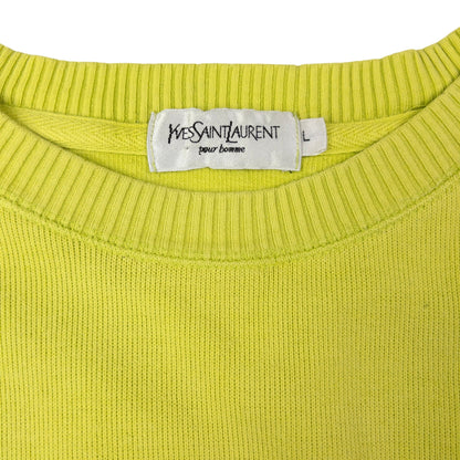 Vintage YSL Yves Saint Laurent Embroidered Sweatshirt Size L
