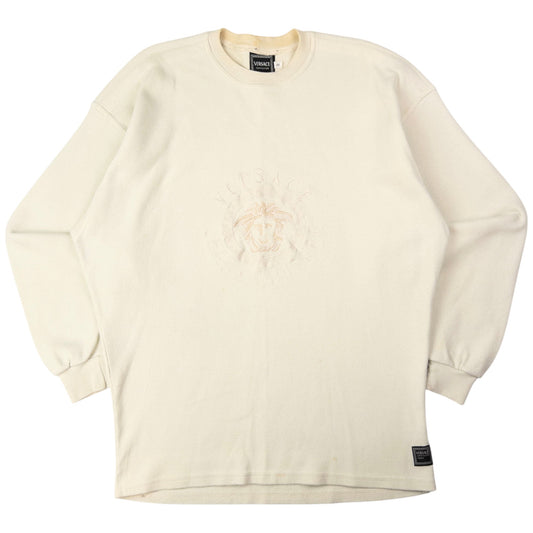 Vintage Versace Jeans Couture Embroidered Sweatshirt Size M