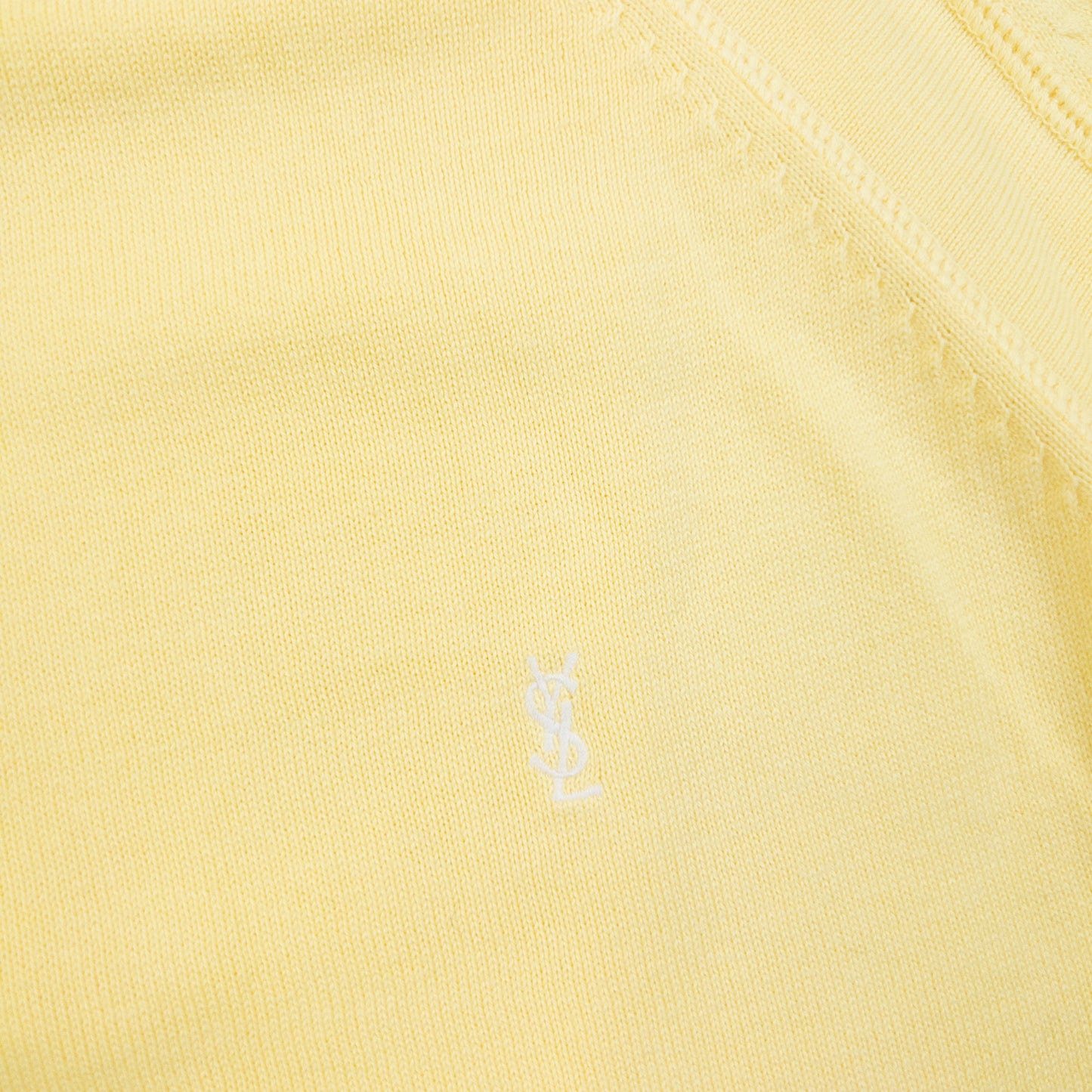 Vintage 2000s YSL Yves Saint Laurent Jumper Size M | Medium, Yellow