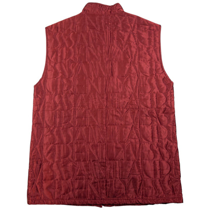 Vintage YSL Yves Saint Laurent Monogram Quilted Gilet Size L