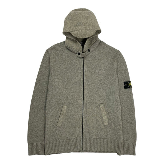 Vintage Stone Island Wool Knit Hoodie, Size XXXL | Stone island, Grey