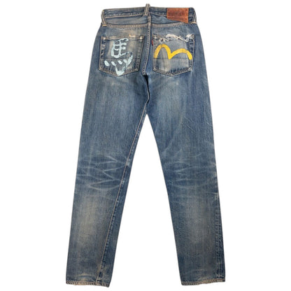 Vintage Evisu Gull Symbol Japanese Denim Jeans Size W27