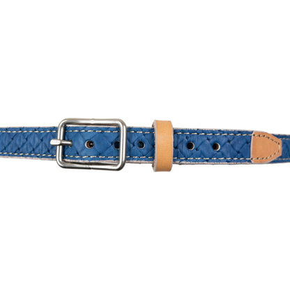 Vintage 2000s Yohji Yamamoto Leather Dog Collar | O/S, Beige