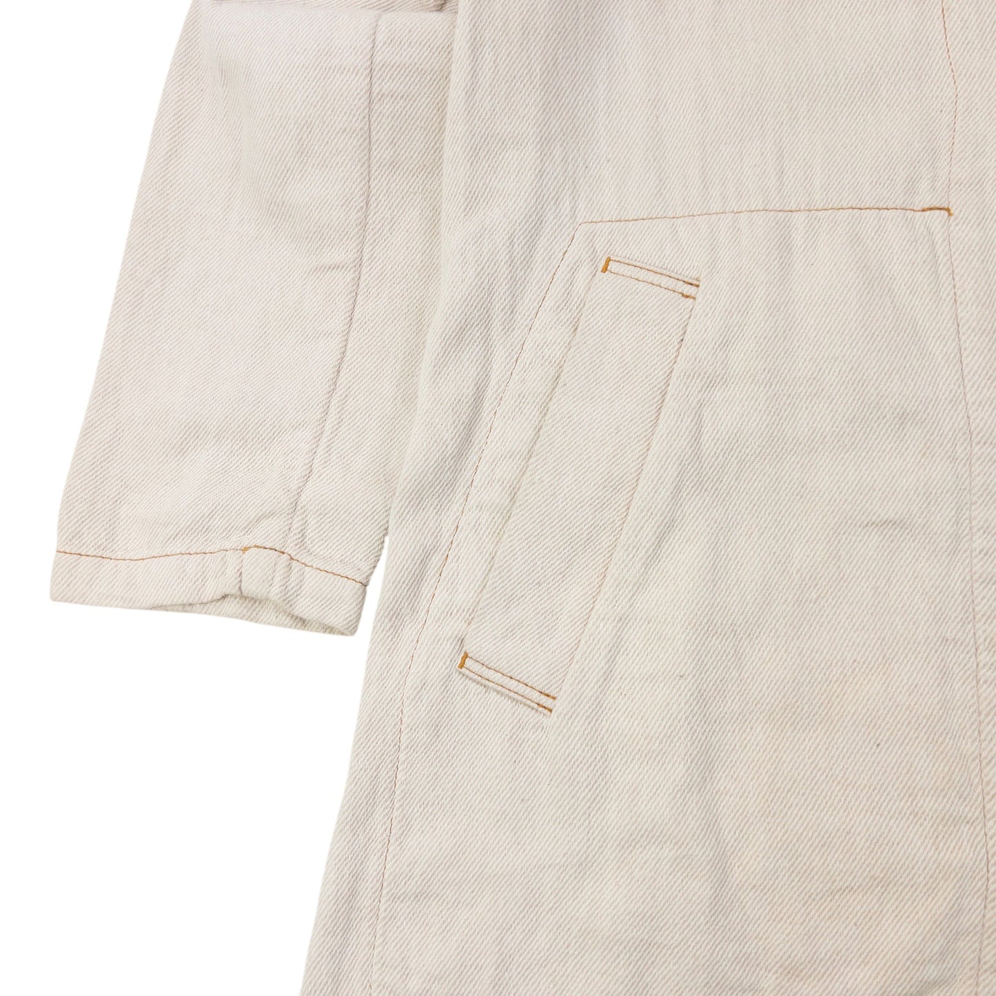 Vintage 90s Plantation By Issey Miyake Longline Jacket Size L | Large, Beige