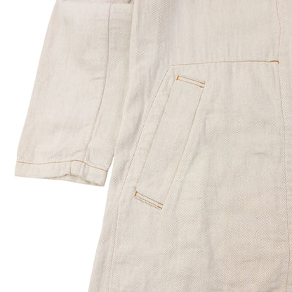Vintage 90s Plantation By Issey Miyake Longline Jacket Size L | Large, Beige