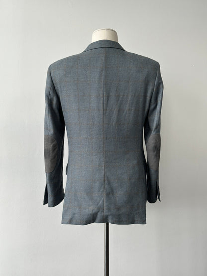 Loro Piana 1990s Check Wool Cashmere Blazer - 36R