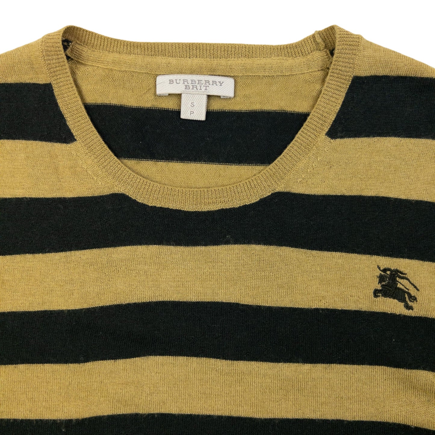 Vintage Burberry Brit Striped Wool Jumper Size XS | XS, Multicoloured