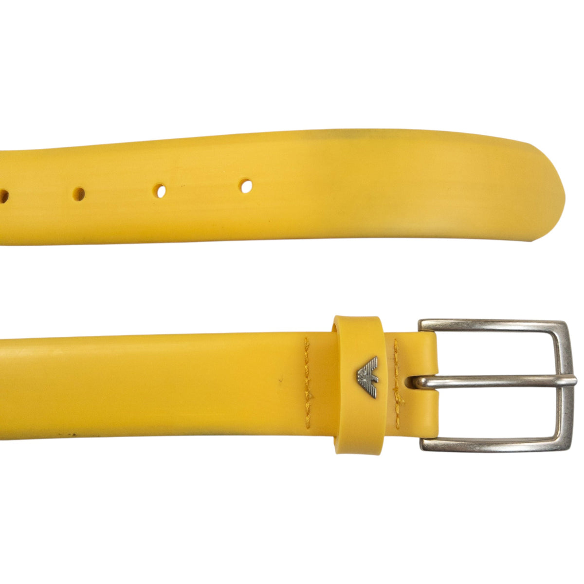 Vintage 2000s Armani Jeans Belt Size XL | XL, Yellow