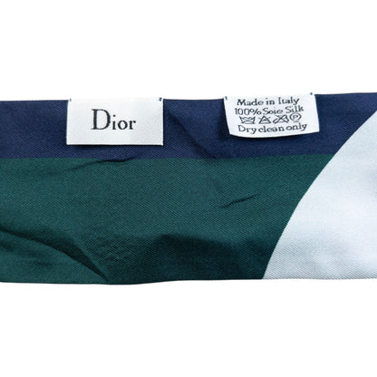 Vintage 2000s Dior Umbrella Print Silk Tie | O/S, Multicolour