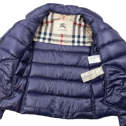 Vintage Burberry Zip Up Puffer Jacket Womens Size XS | XS, Purple