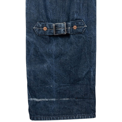 Vintage Evisu Double Gull Bondage Buckle Back Japanese Denim Jeans Size W32