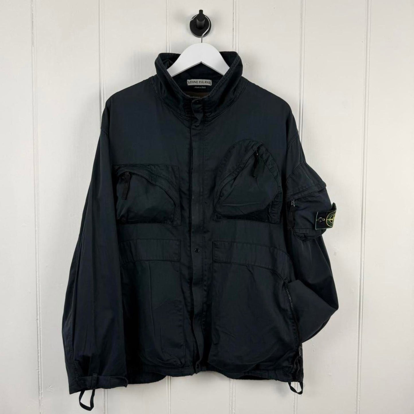 1998 Stone Island Raso Gommato Jacket (XXL) | XXL, Multicoloured