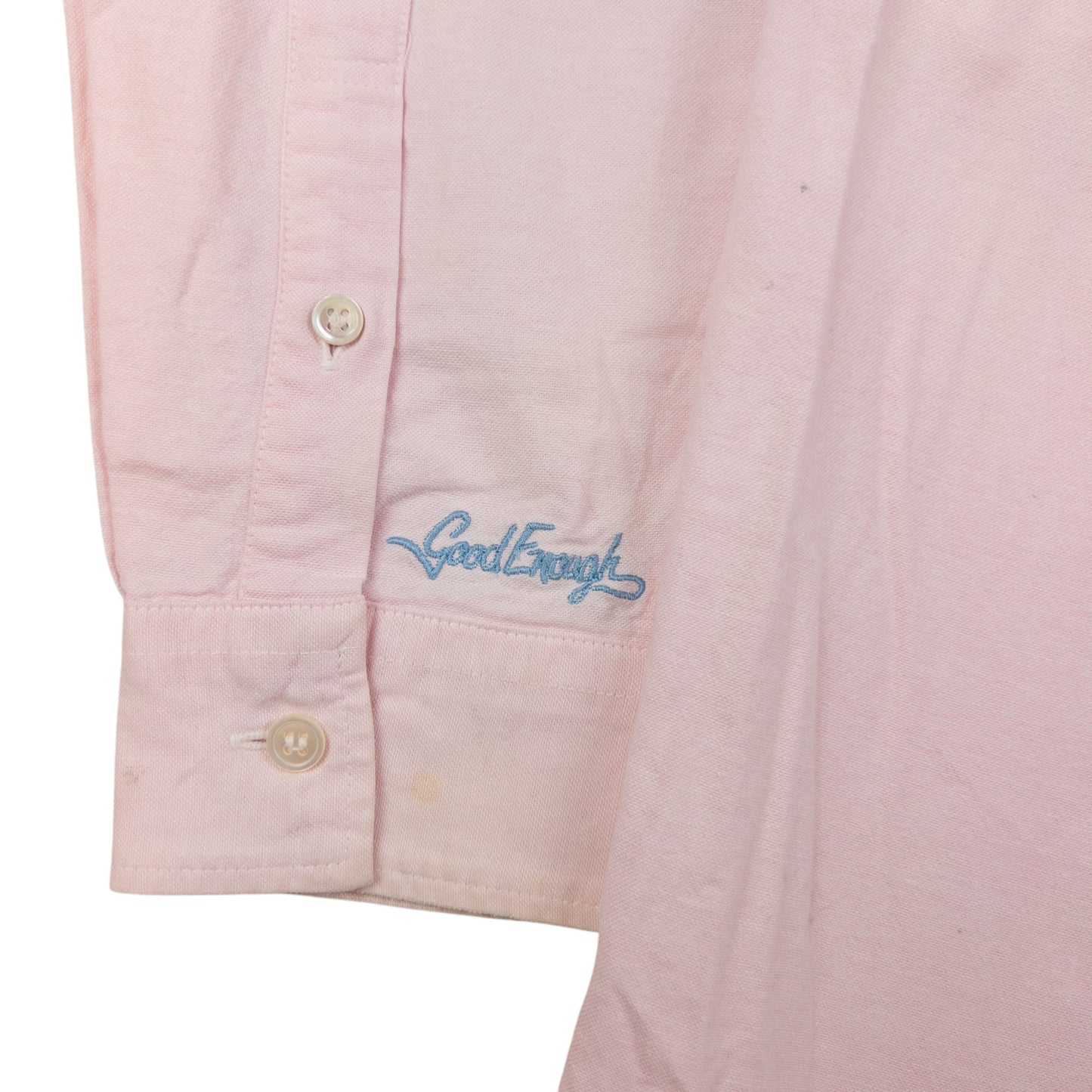 Vintage Good Enough Long Sleeve Button Up Shirt Size M